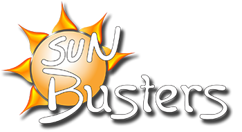 Sunbusters logo.