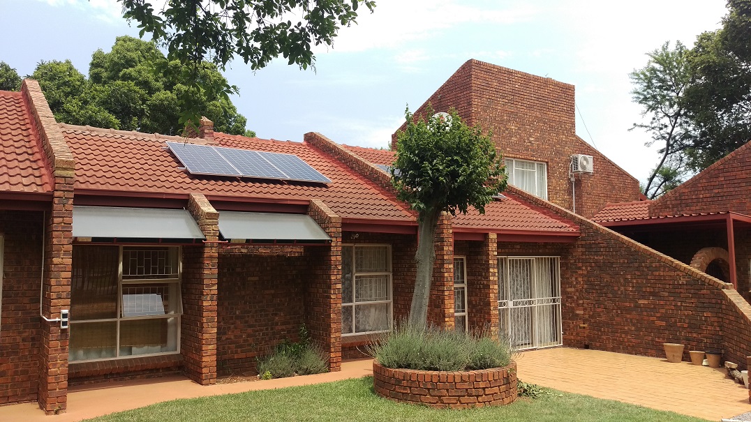 Subusters solar panel installation for solar power as backup power.